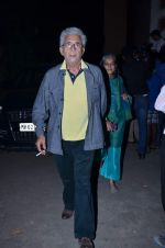 Naseeruddin Shah, Ratna Pathak Shah at the special Screening of The WOlf of Wall Street hosted by Anurag Kahyap in Empire, Mumbai on 23rd Dec 2013